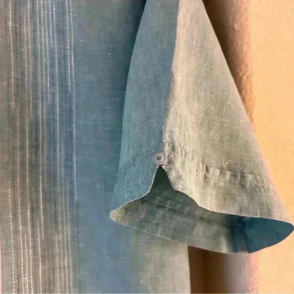Cubavera Linen Short Sleeve Button Down Shirt - Picture 5 of 5